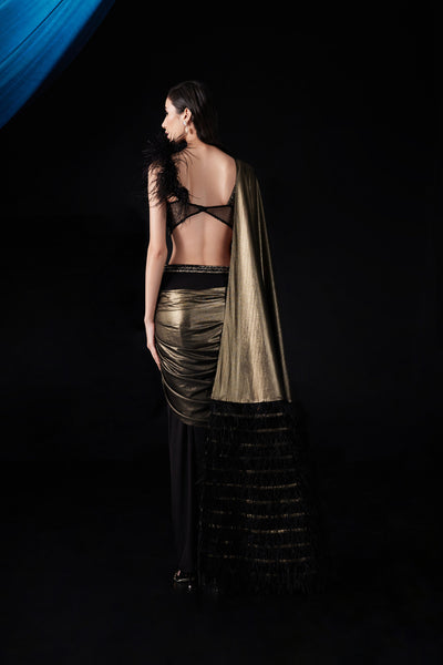 L'or Noir Saree Set