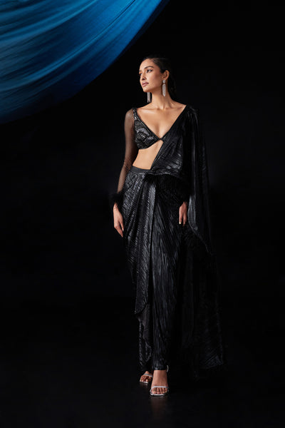 Noir Drape Saree