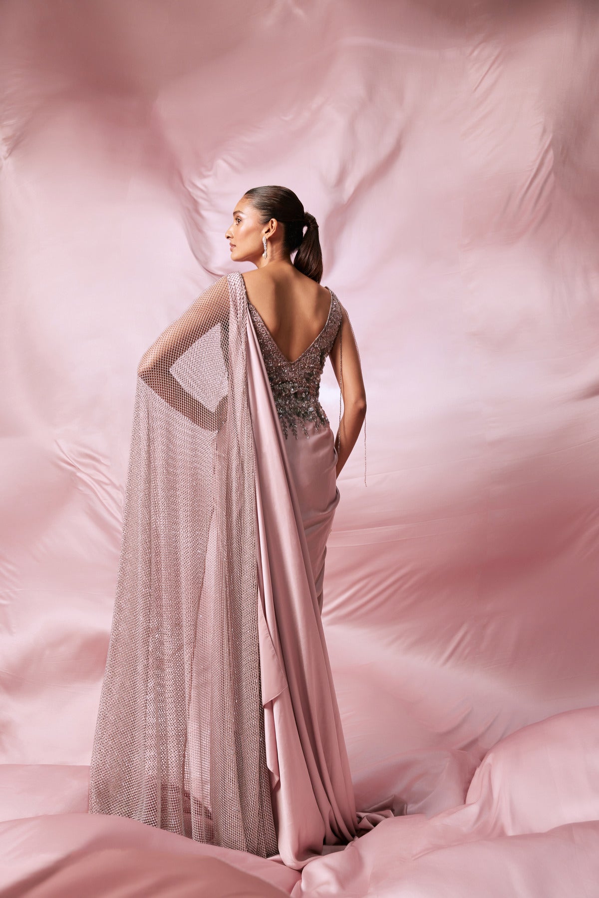 Le Rosé Drape Gown