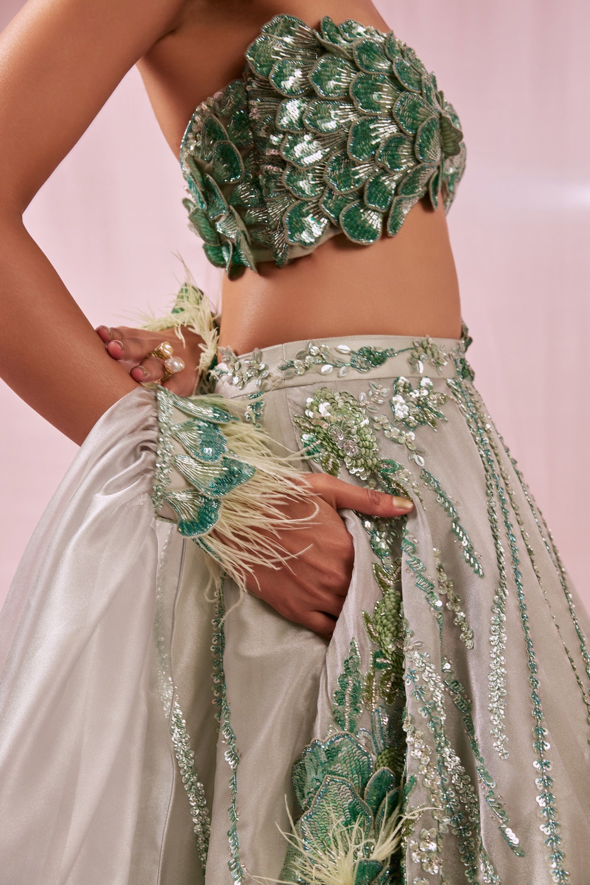 Jardin Lehenga Set