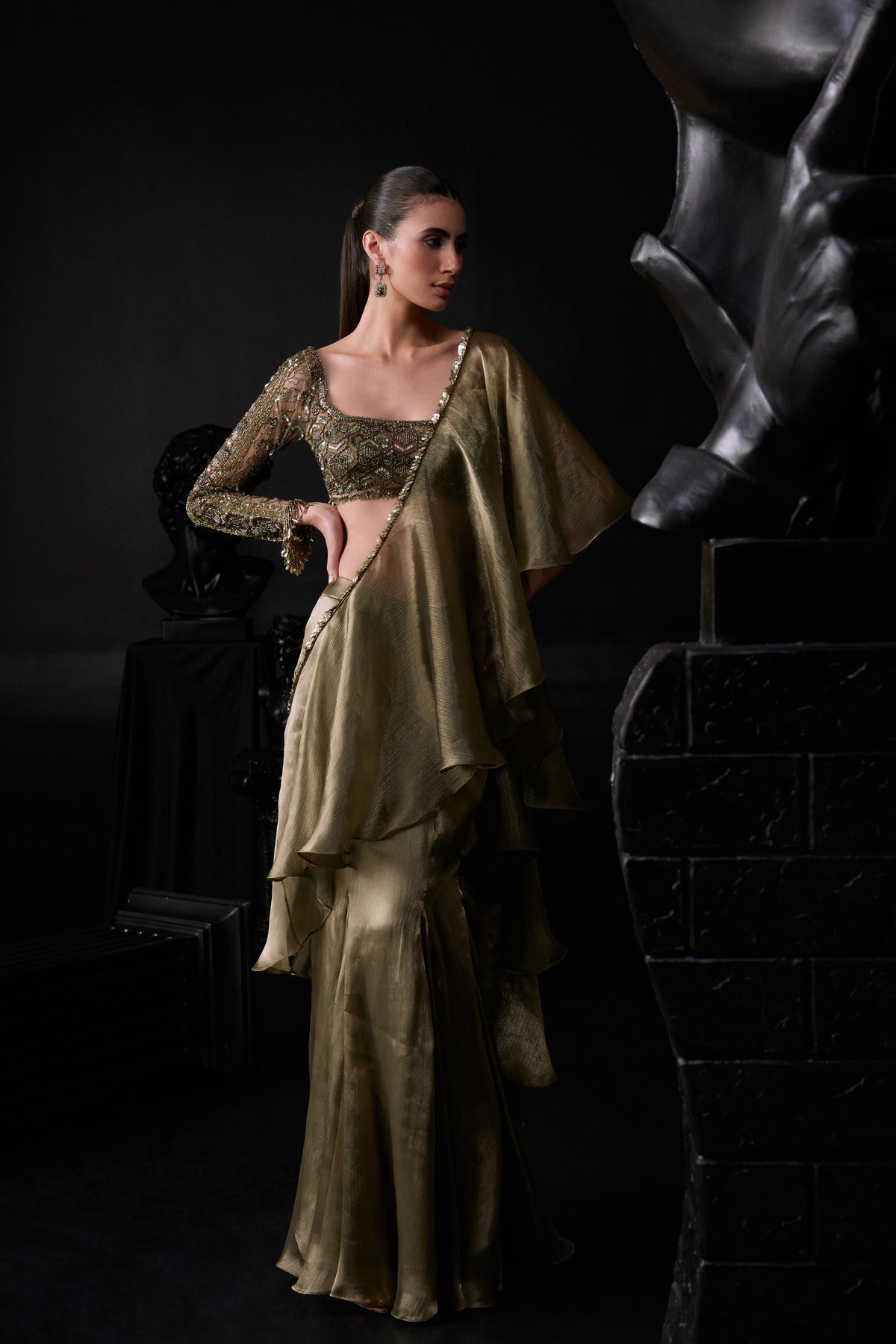 Lumière Stitched Saree