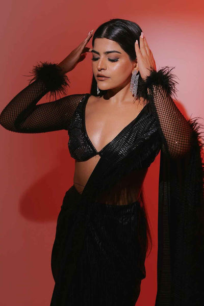 Noir Drape Saree